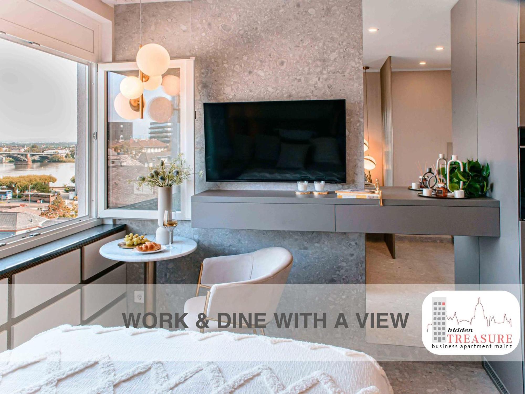 Hidden Treasure Business Apartment Mainz - Fantastic Rhine View In Center Of Mainz Old Town ภายนอก รูปภาพ